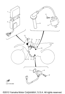 YZ426FM Электрика