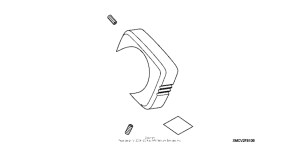 VTX1800S1 Billet driveshaft bolt cover (neo-retro)