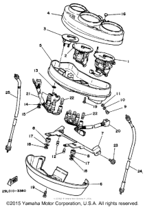 RZ350L Приборы