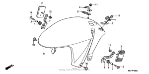 RVT1000R Переднее крыло