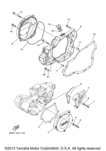 YZ250N1 Боковые крышки