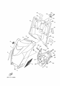 YW50FX Ветровое стекло