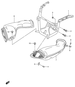 GSX-R750 Installation parts
