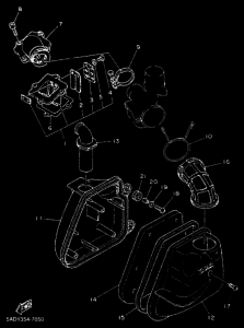 YN50 Впускная система