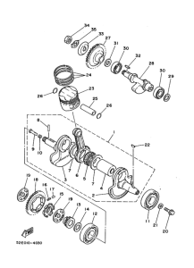 SRX250F ｸﾗﾝｸｼﾔﾌﾄ. ﾋﾟｽﾄﾝ