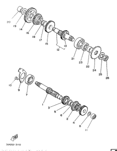 YB100 Трансмиссия