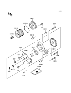  Масляный насос и фильтр