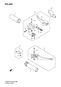 VZ800 Рулевой рычаг