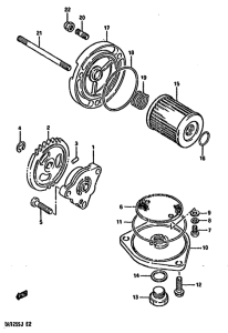 DR125 Маслонасос