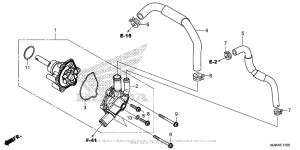 CBR500R (ABS) Водяной насос