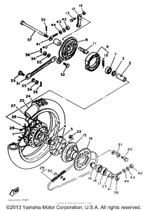 PW80B Переднее колесо