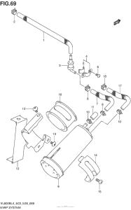 VL800B Evap System (Vl800Bl4 E33)