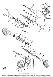 XS650SH Поворотники