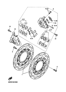 VMX12 Передний суппорт
