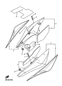FZ6-SHG Боковая крышка