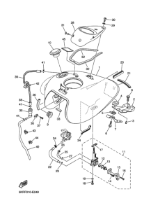 XVS250 Fuel tank assy