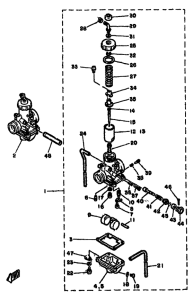 RD250LC Карбюратор