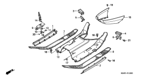 CN250 Панель пола