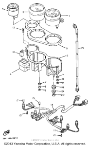 FZR400W Приборы