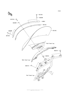 VN1700 Стекло ветровое