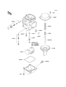 EL250 Карбюратор в разборе