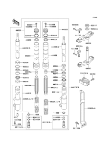 KX100 Front fork(1 / 2)