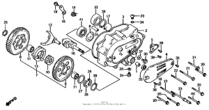 CB1000 Final gear case cover