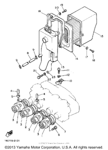 XJ650LK Воздушный фильтр