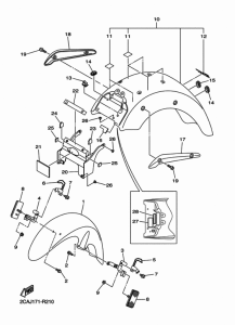 XVS1300BG Крыло