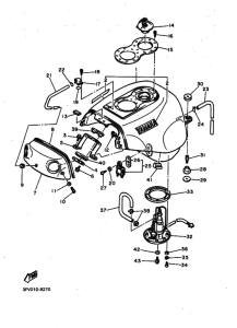 FZR750R Tank fuel