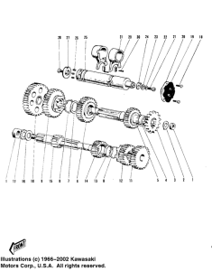  Transmission / change drum