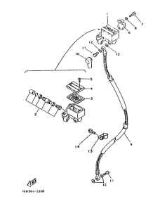 TZR125 Bomba de freno delantera