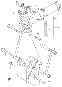 RF900 Втулки заднего рычага