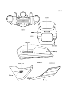 ZR400 Наклейки