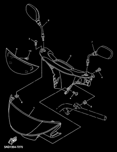 YN50R Обтекатель 1
