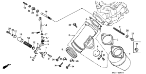CR125R Выпускной коллектор