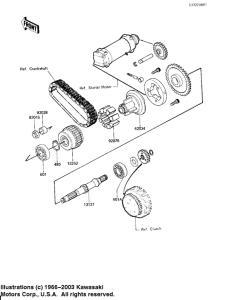 KZ650 Промежуточный вал