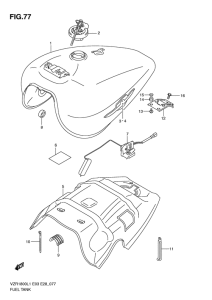 VZR1800 Tank fuel
