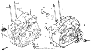 XL80S Картер двигателя