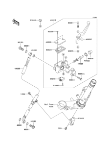 EX250 Главный тормозной цилиндр