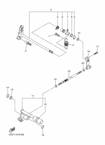 XVS1300CU Вал переключения