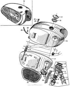 CB160 Cb / cl160fuel tank