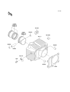 AN110 Цилиндр и поршни