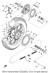 IT400F Переднее колесо