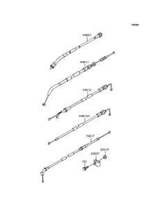 EX250 Тросы управления