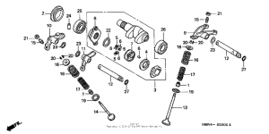 XR650R Распределительный вал и клапана