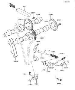 KZ1100 Camshaft / chain / tensioner