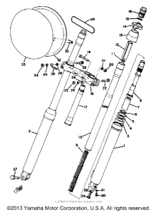 MX400B Передняя вилка