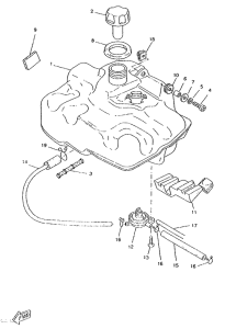 CW50RSP Топливный бак
