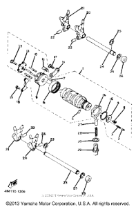 XS400SJ Копирный вал